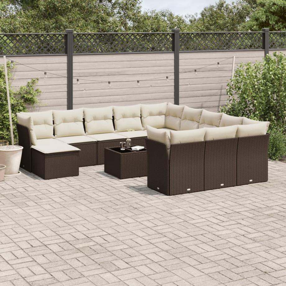 VidaXL Garten sofagarnitur poly-rattan  