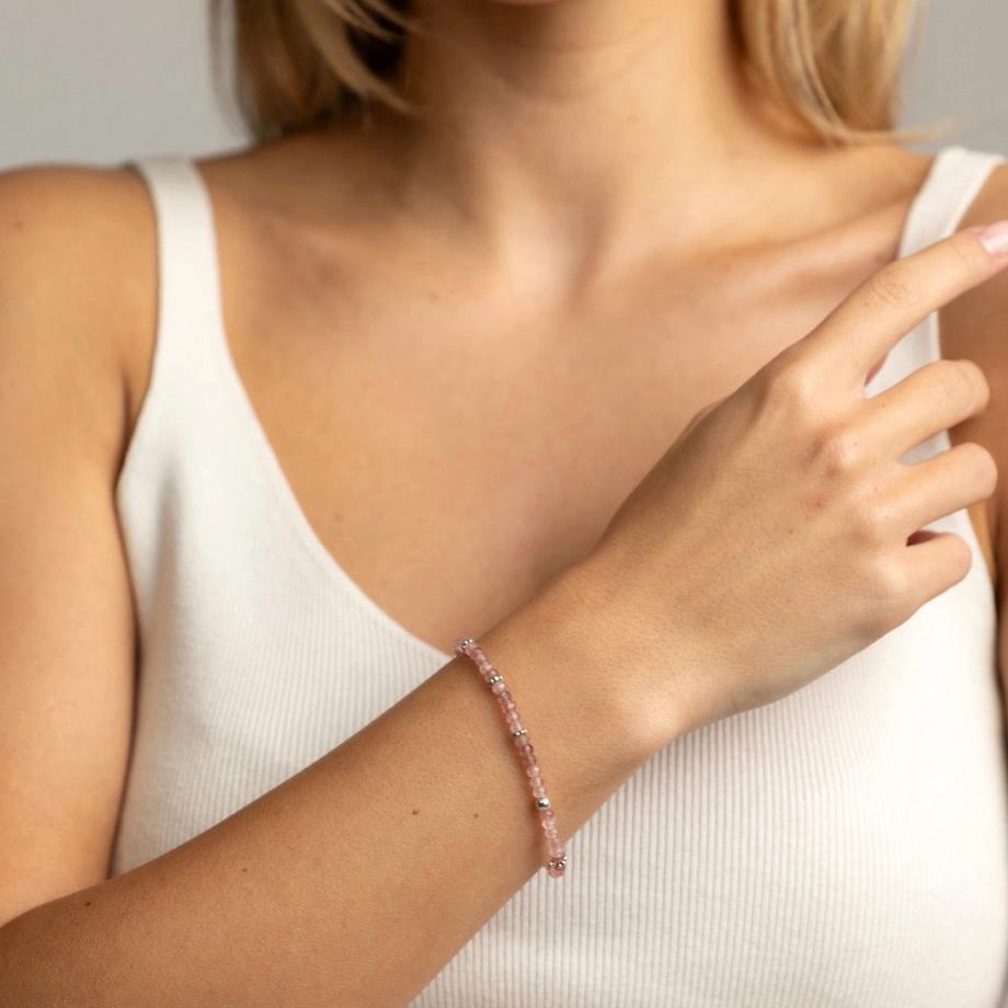 Balibay  Sheyka  Armband mit Bergkristallen & 925 Silber 