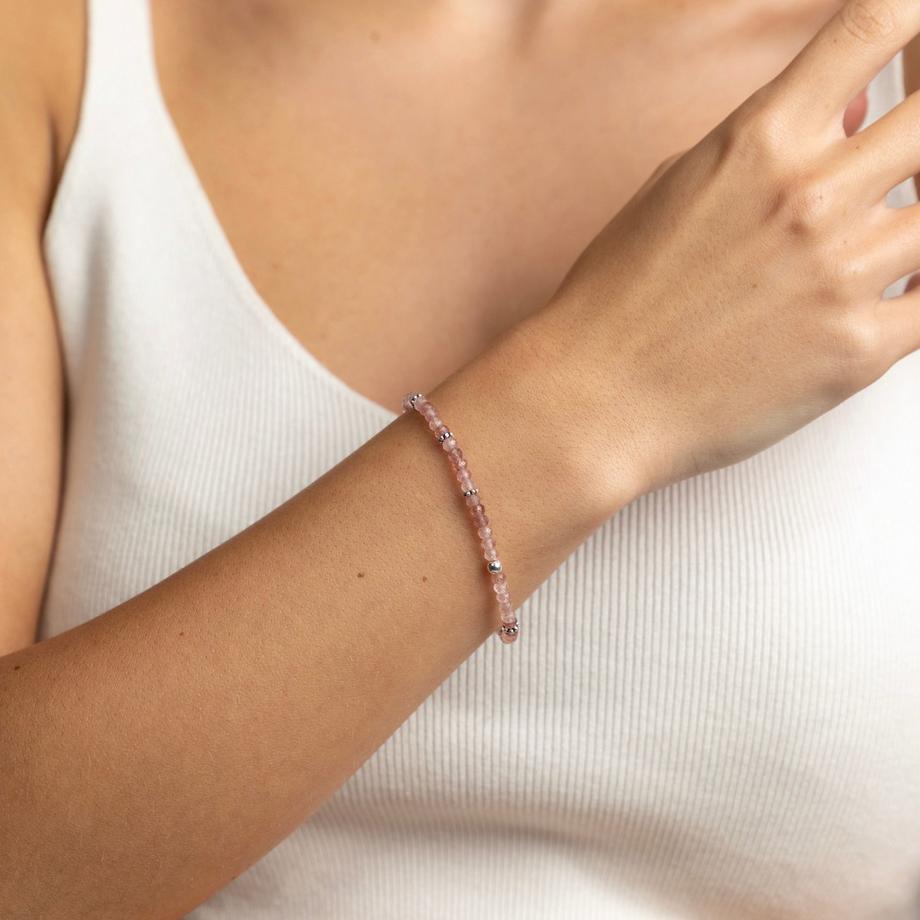 Balibay  Sheyka  Armband mit Bergkristallen & 925 Silber 