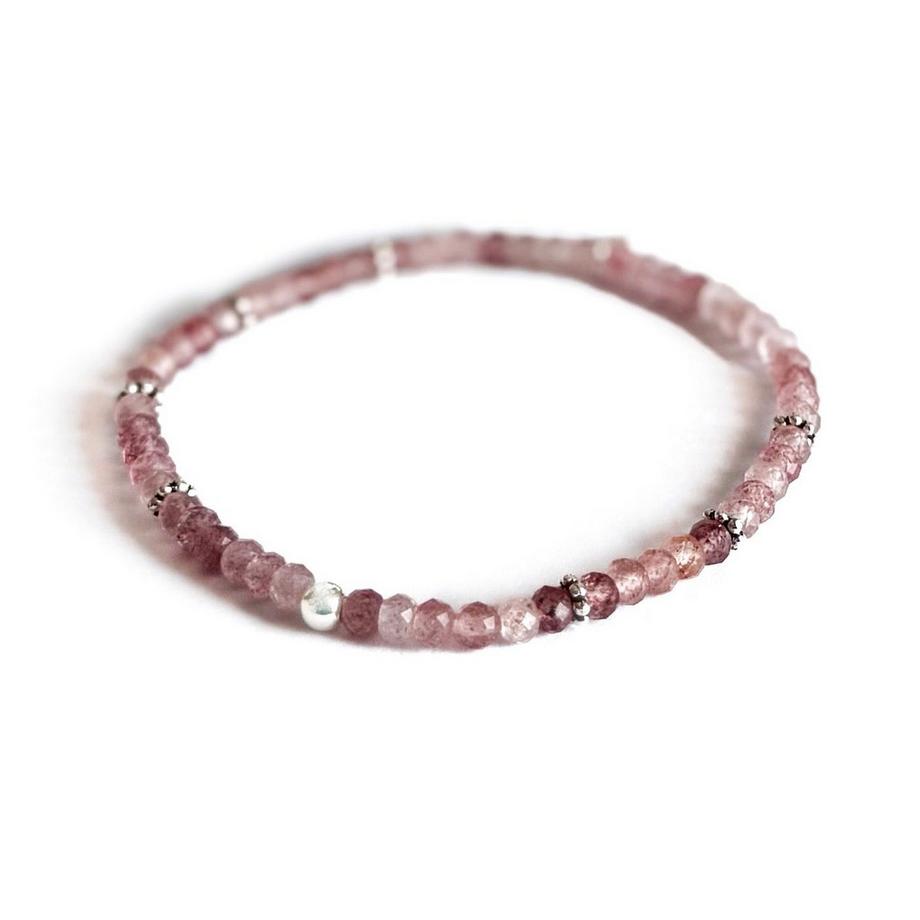 Sheyka  Armband mit Bergkristallen & 925 Silber