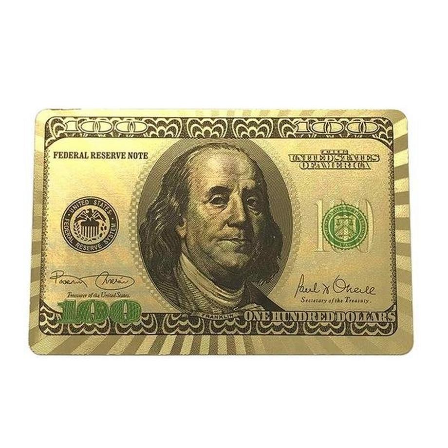 Gameloot  Cartes à jouer - Jeu de cartes plaqué or 24 carats, USD 