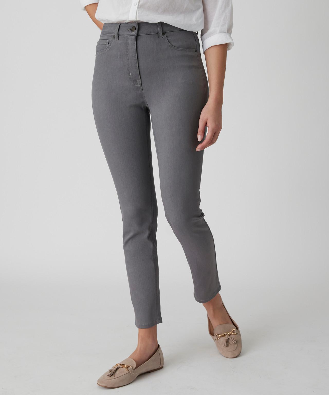 Image of 7/8-slim-jeans, Perfect Fit By . Damen Grau 44