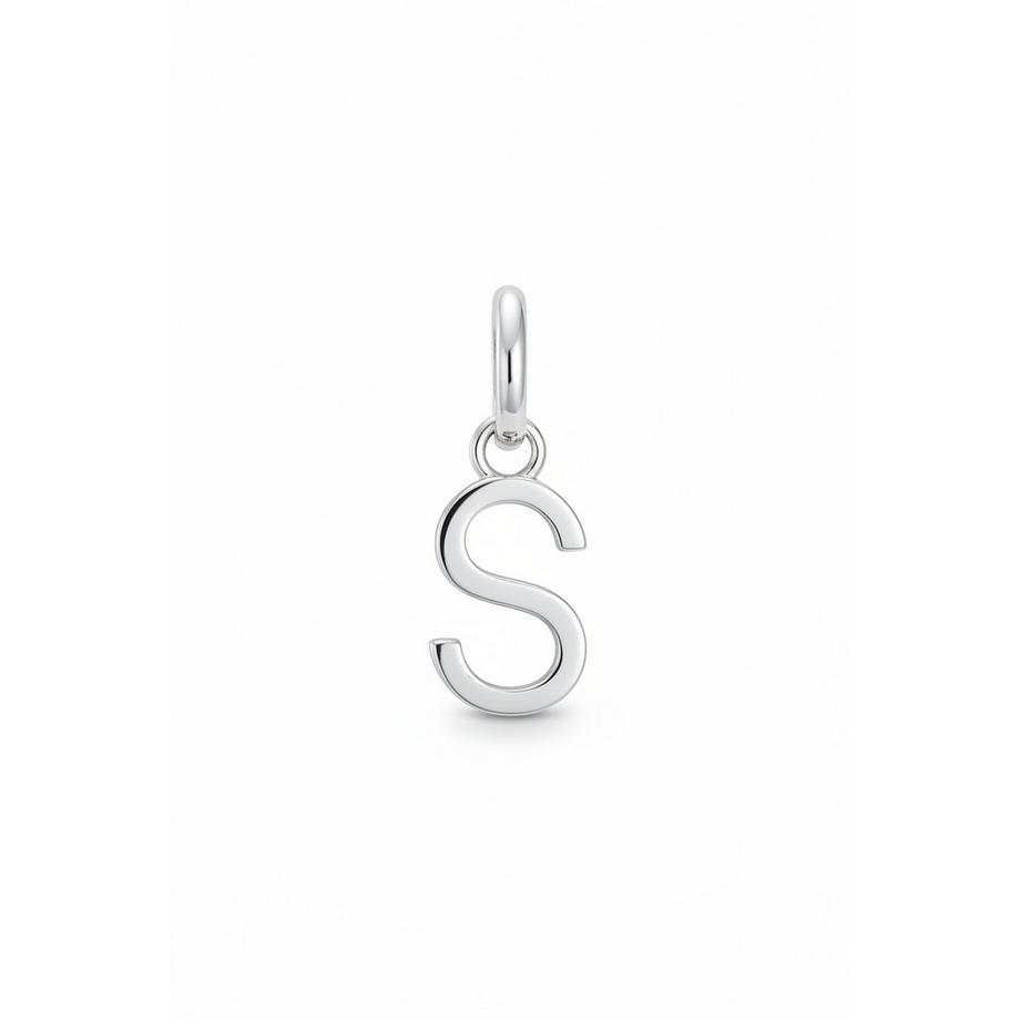 Pendentif charm lettre S