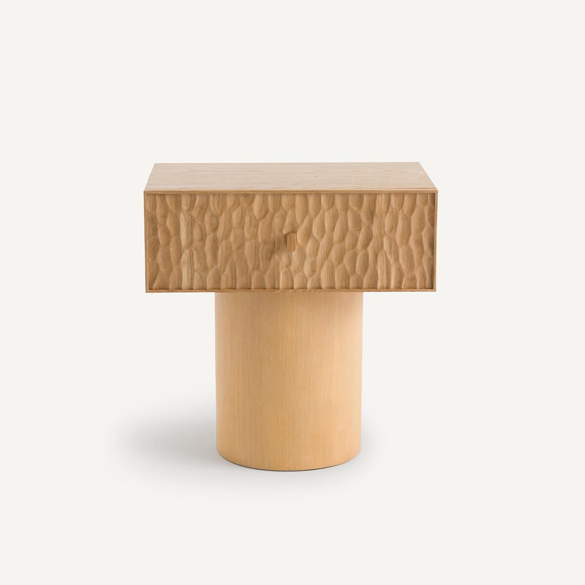 AM.PM Nachttisch aus massiver Eiche und Eichenfurnier  