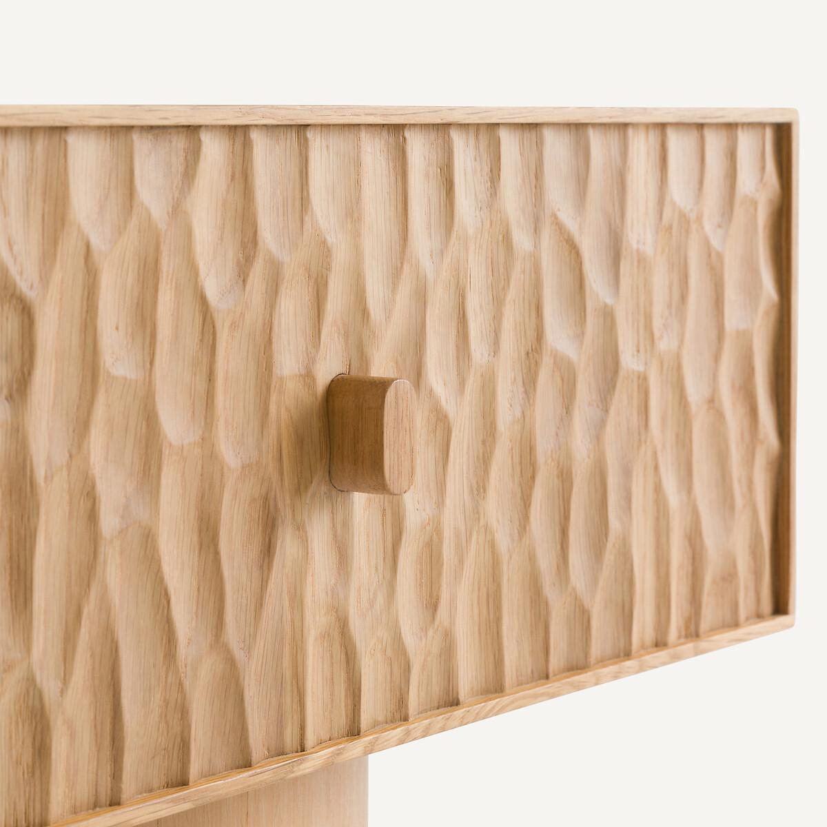 AM.PM Nachttisch aus massiver Eiche und Eichenfurnier  