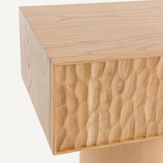 AM.PM Nachttisch aus massiver Eiche und Eichenfurnier  