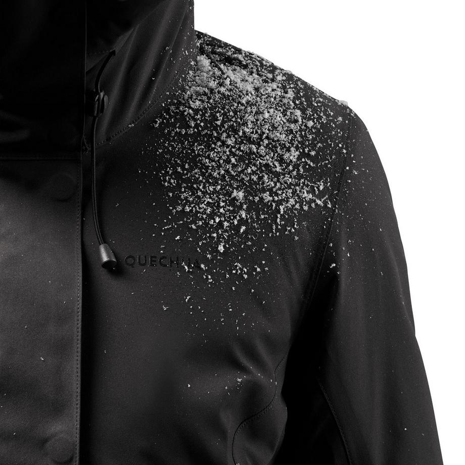 QUECHUA  Parka de randonnée -10°C imperméable femme, NH500 noir 