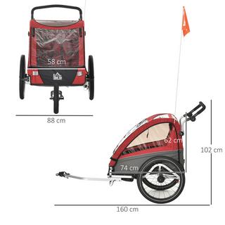 HOMCOM  Kinderwagen 