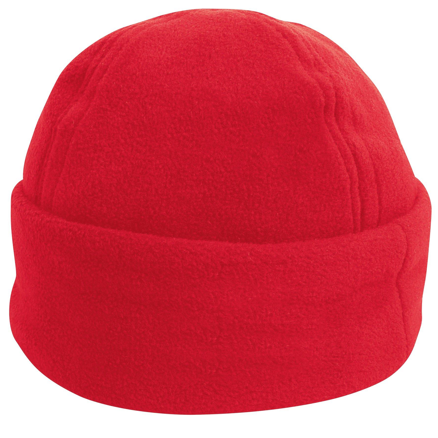 Image of Winter Fleecemütze Herren Rot Bunt S