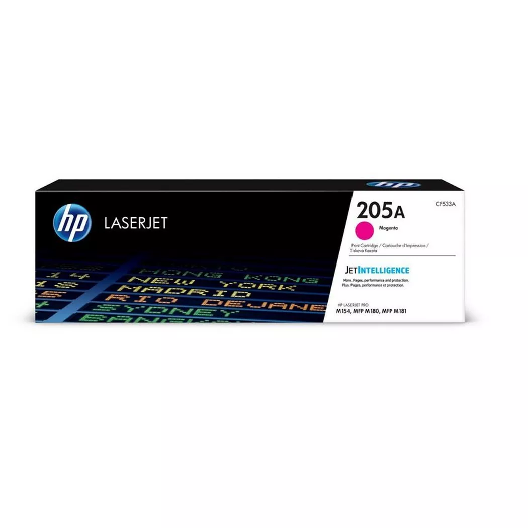 Hewlett-Packard – HP Toner-Modul 205A magenta CF533A CLJ Pro MFP M180/181 900 S., Magenta, One Size