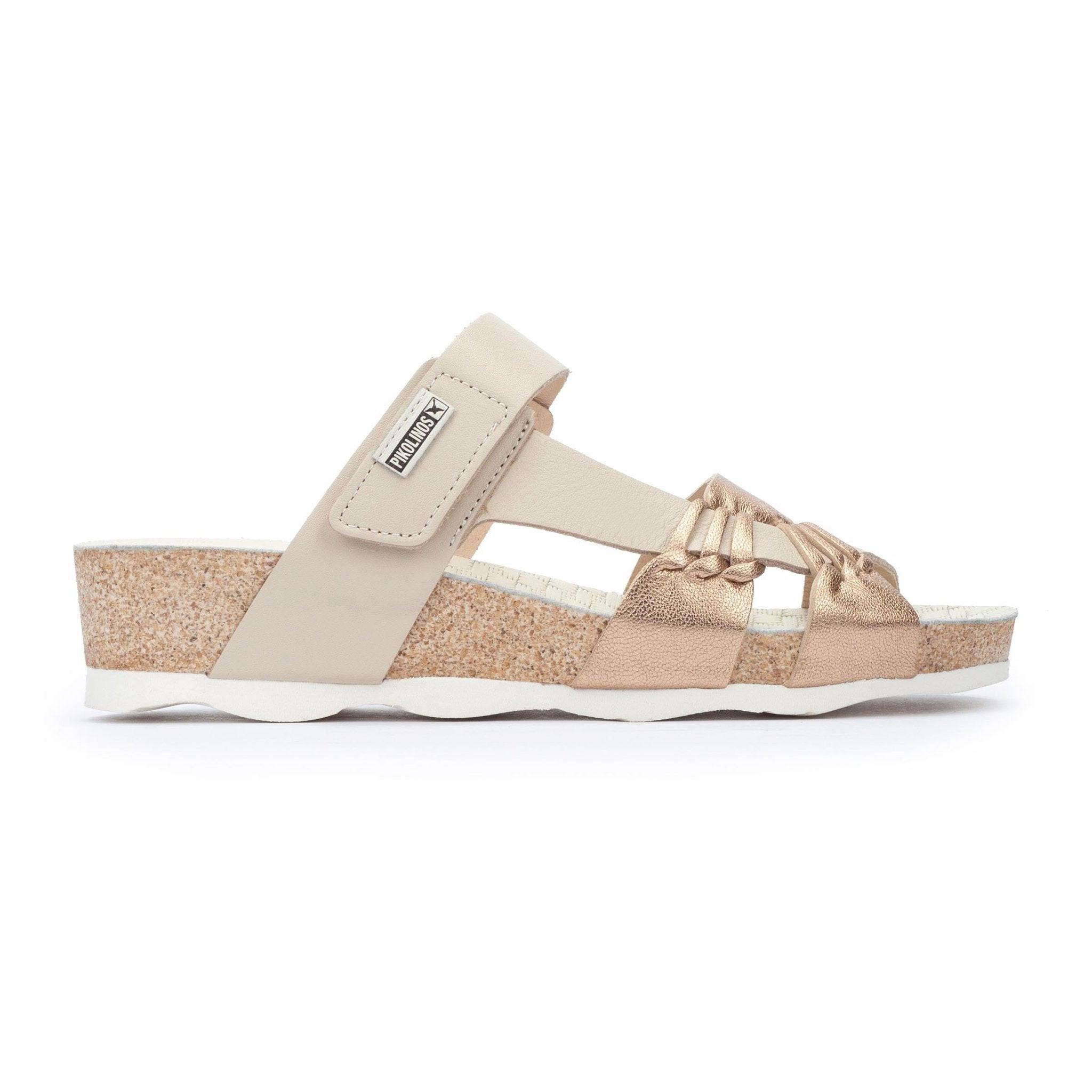 Image of Mahon - Leder Sandale Damen Beige 42
