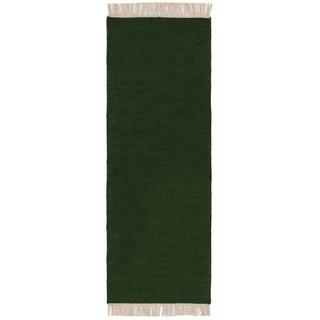 Benuta Tapis de laine Liv Vert foncé  