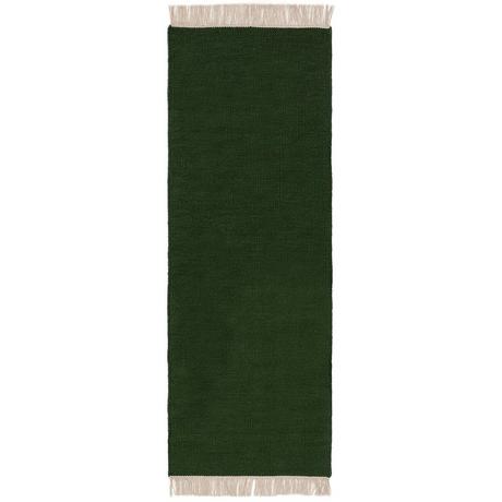 Benuta Tapis de laine Liv Vert foncé  