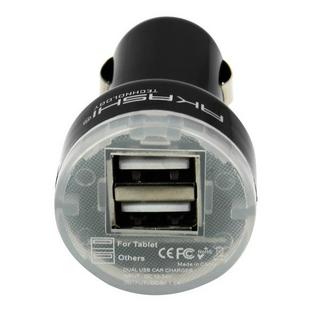 Akashi  Caricabatterie Auto Akashi 2 USB 2.4A 