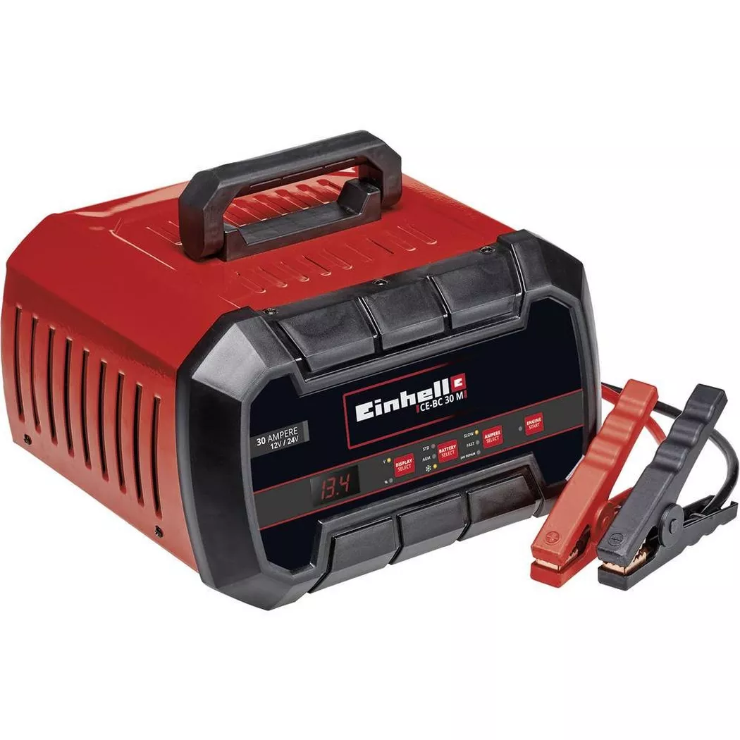 EINHELL Batterie-Ladegerät CE-BC 30 M, 12/24 V, 30 A