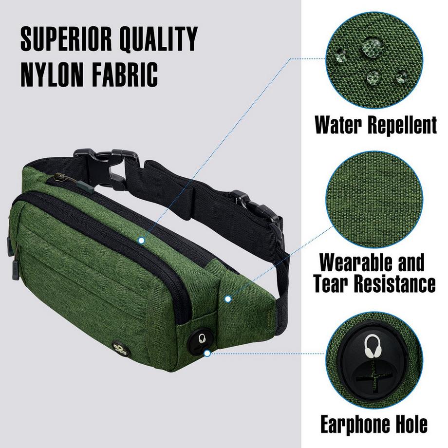 Only-bags.store Gürteltasche mit mehreren Fächern  