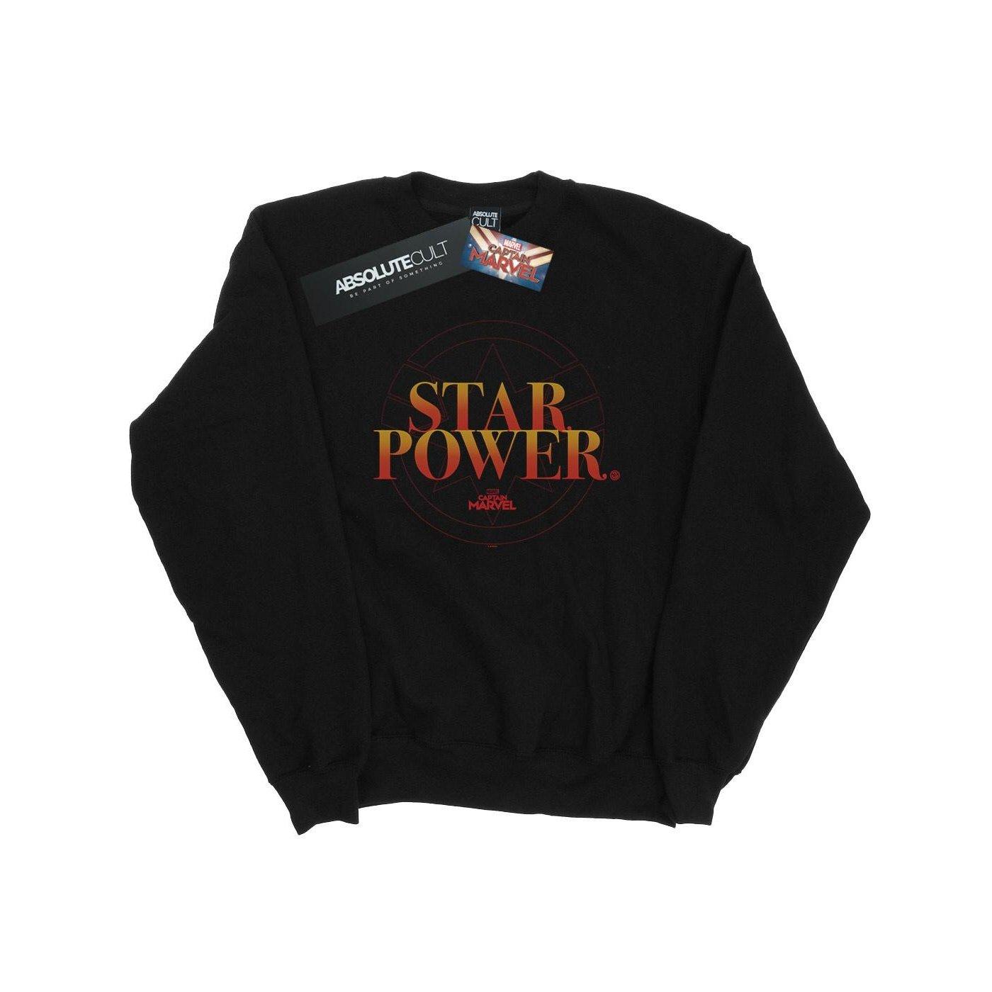 Image of Captain Star Power Sweatshirt Unisex Schwarz 152-158