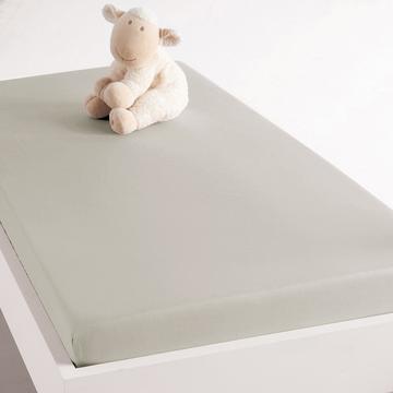 Drap housse enfant uni en polycoton