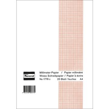 FAVORIT Block A4 1778 C weiss 80g 25 Blatt