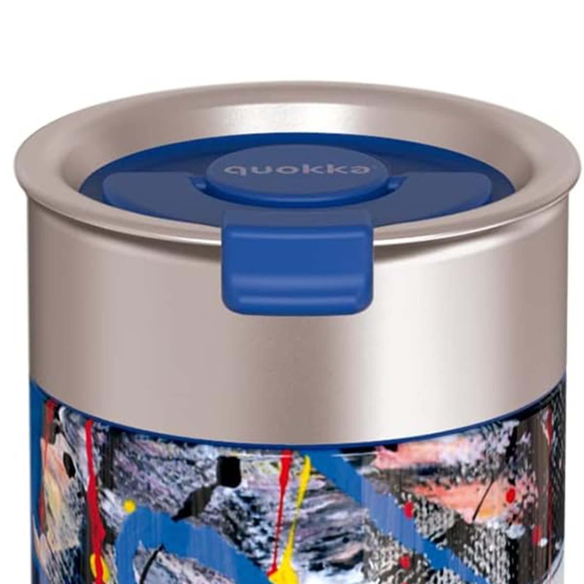 Quokka Tazza da Caffè Termica 400 ml con Infusore Motivo Astratto  