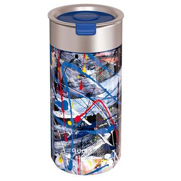 Tazza da Caffè Termica 400 ml con Infusore Motivo Astratto