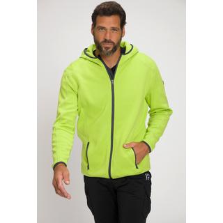 JP1880  Strickfleece-Jacke, Skiwear, Kapuze, Zipper 