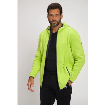 Strickfleece-Jacke, Skiwear, Kapuze, Zipper