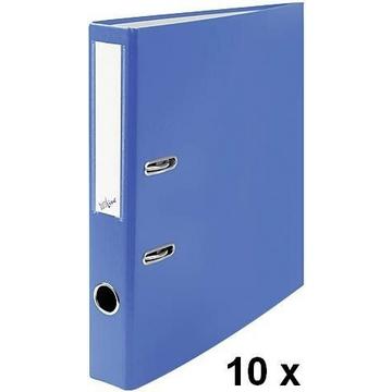 BÜROLINE Ordner 4cm 670087 blau, 10 Stück A4