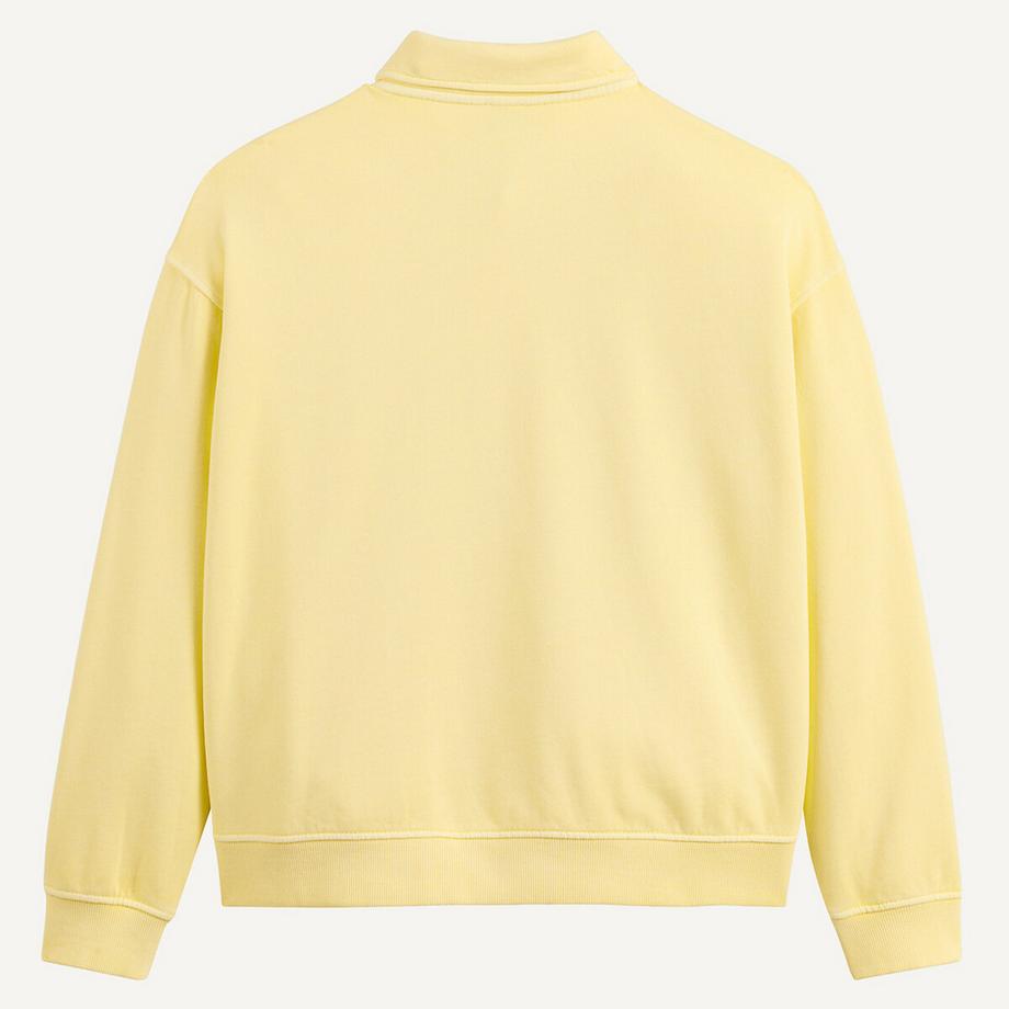La Redoute Collections  Sweatshirt mit Polokragen aus Molton 