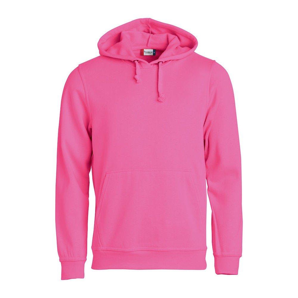 Image of Basic Kapuzenpullover Damen Dunkelrosa XXL
