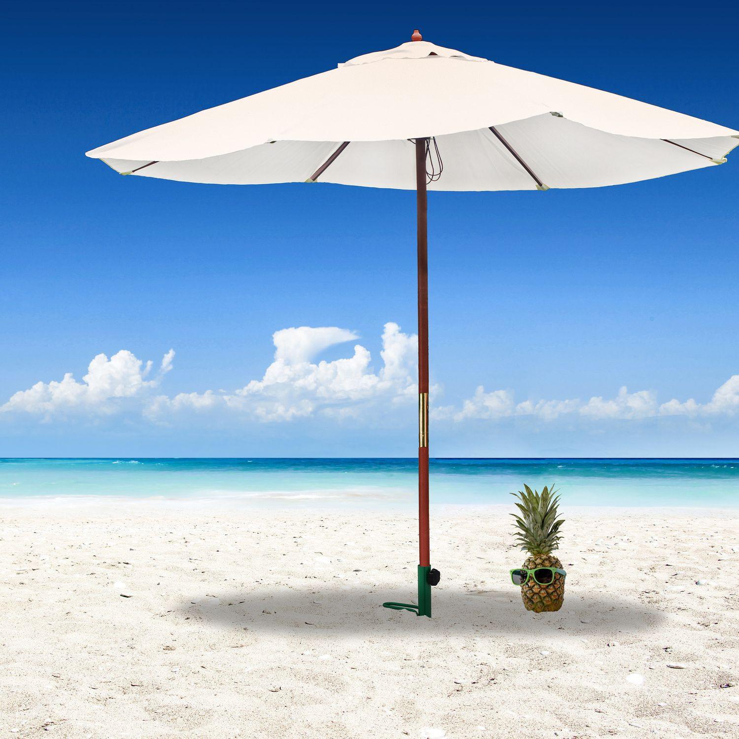 Northix Grüner Rasenspieß für Sonnenschirm  