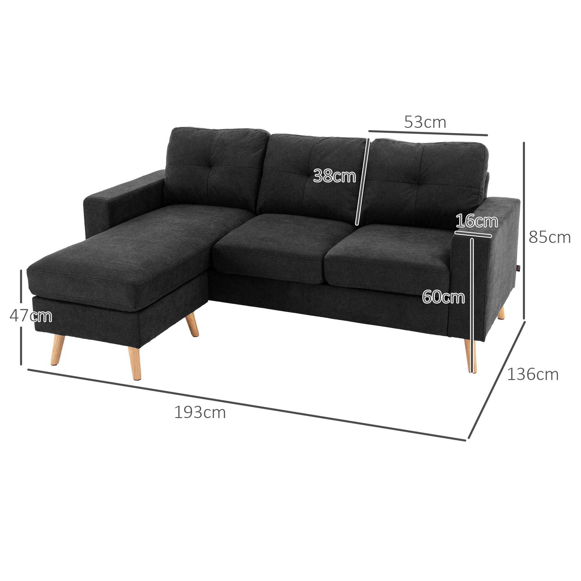 HOMCOM Ecksofa  