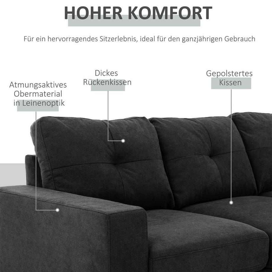 HOMCOM Ecksofa  