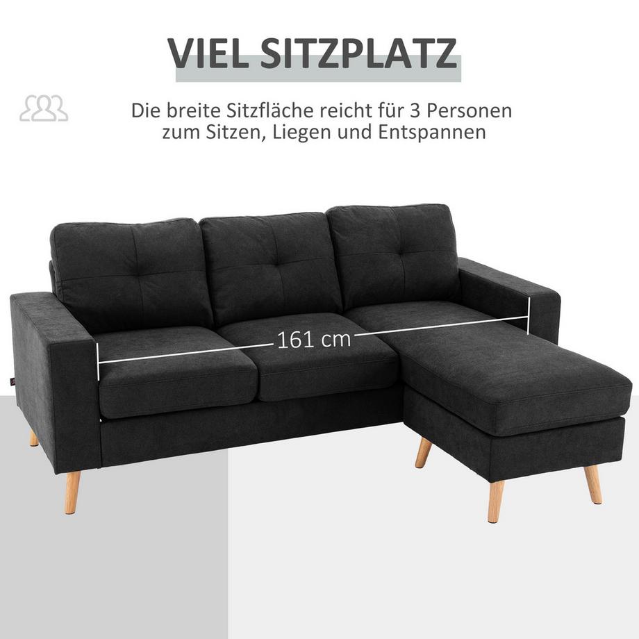 HOMCOM Ecksofa  