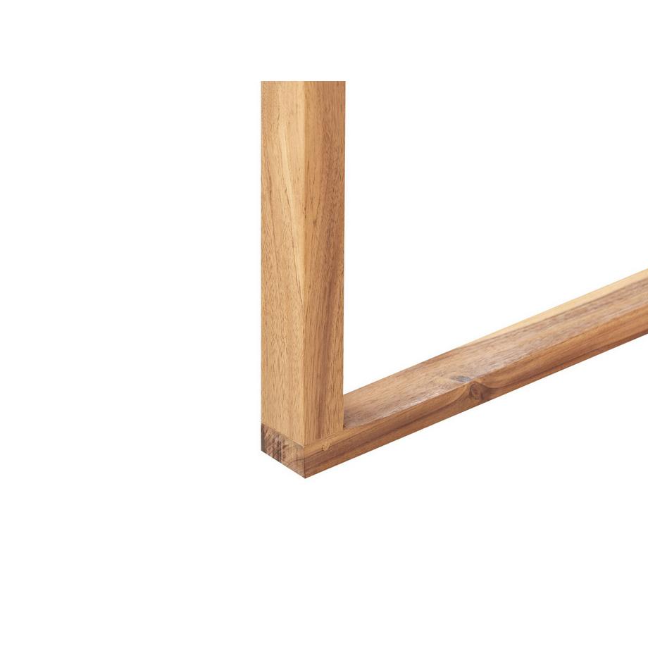 Beliani Gartentisch aus FSC® zertifiziertes Akazienholz Rustikal SASSARI II  