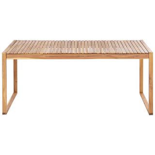 Beliani Table de repas en Bois d'acacia certifié FSC® Rustique SASSARI II  