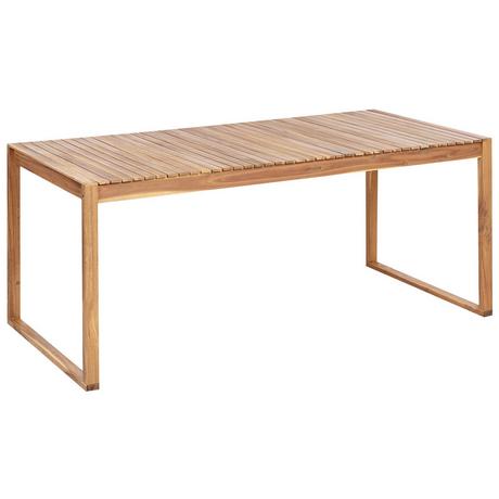 Beliani Table de repas en Bois d'acacia certifié FSC® Rustique SASSARI II  