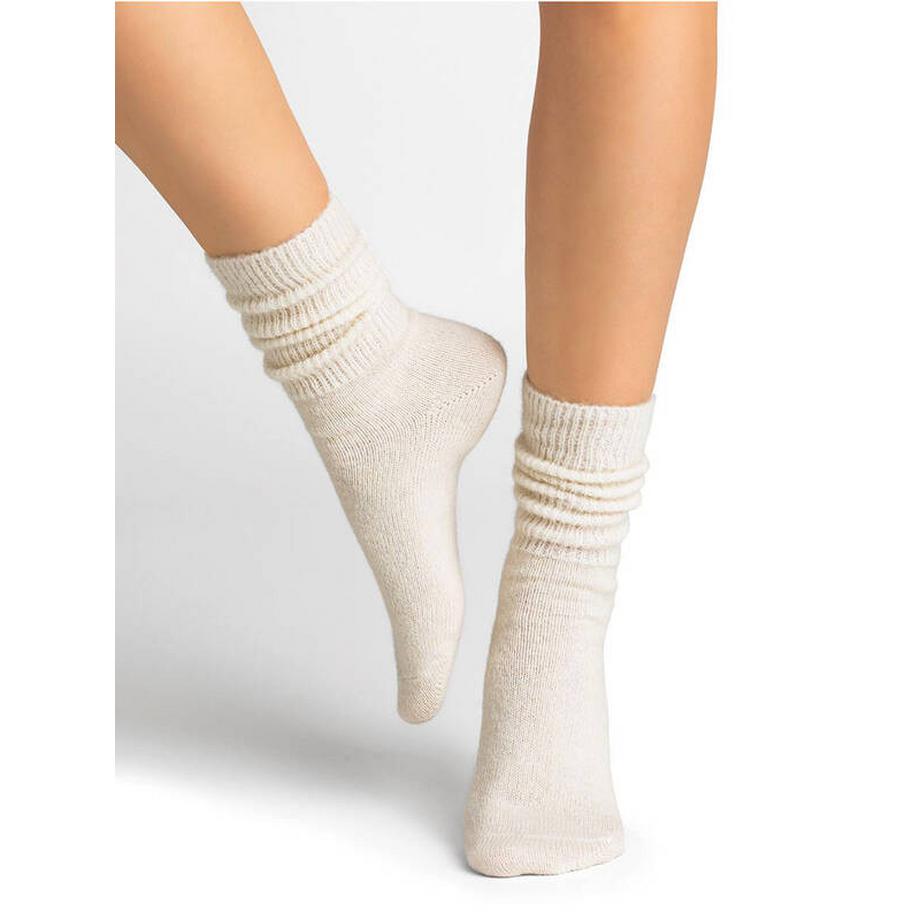 BLEU FORET Alpaka Wollsocken  