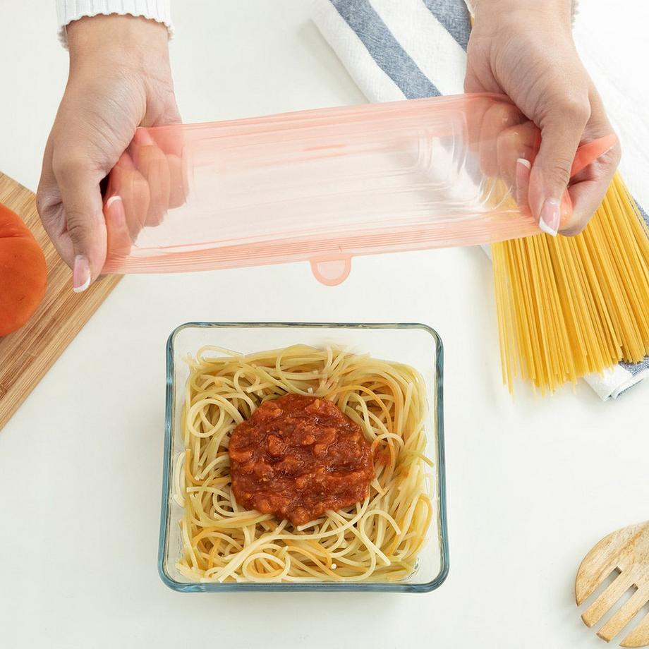 InnovaGoods Set de couvercles alimentaires réutilisables - 10 pcs  