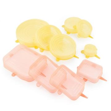 Set con coperchi per alimenti riutilizzabili - 10 pz