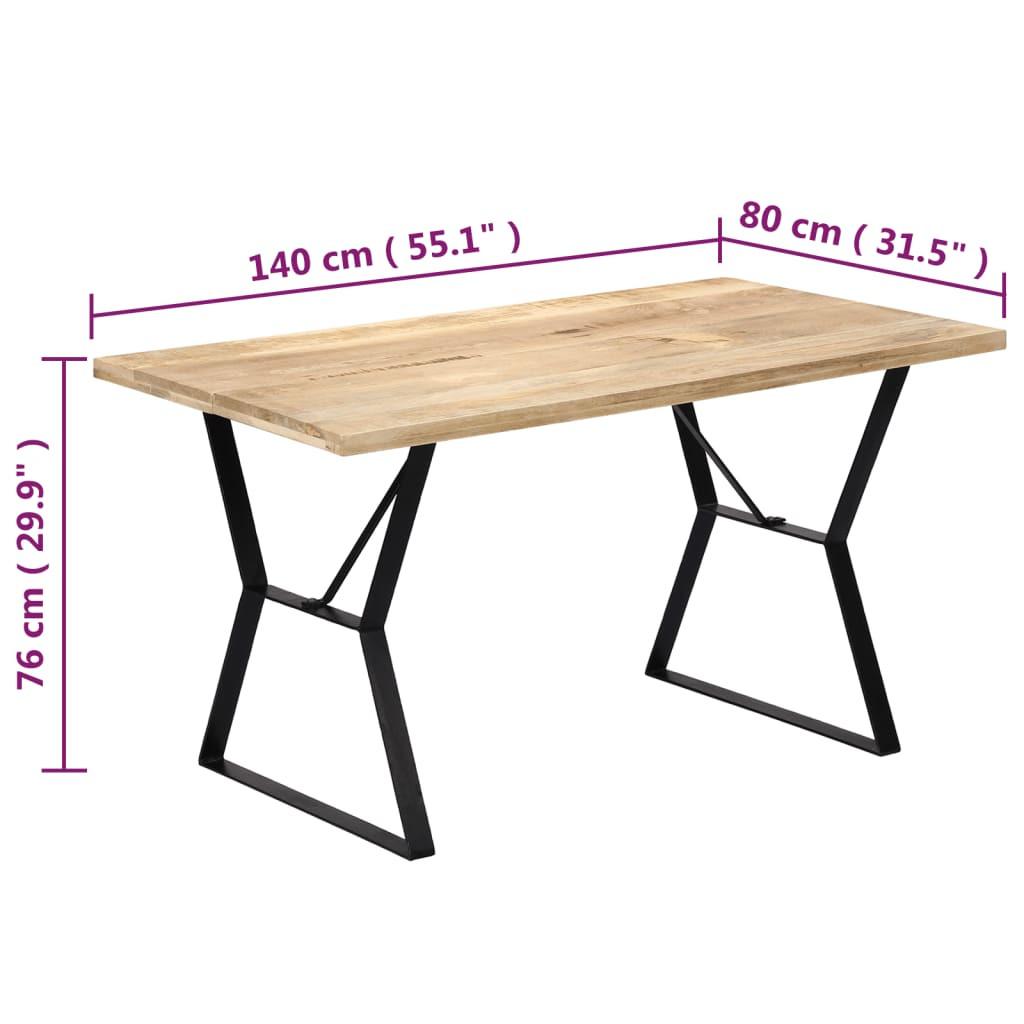 VidaXL Table de salle à manger bois  