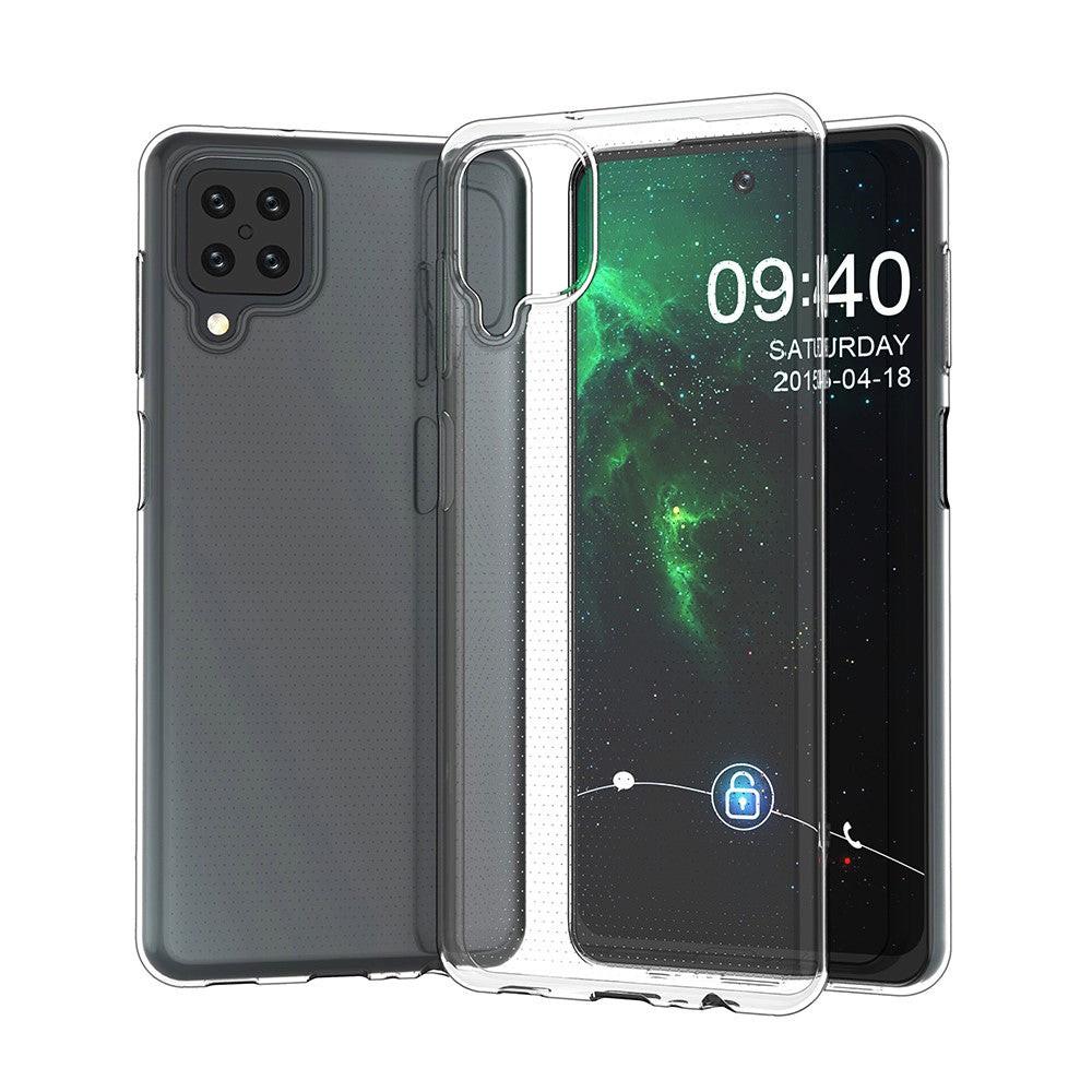 Cover-Discount  Galaxy A12 - Silikon Case Hülle Transparent 