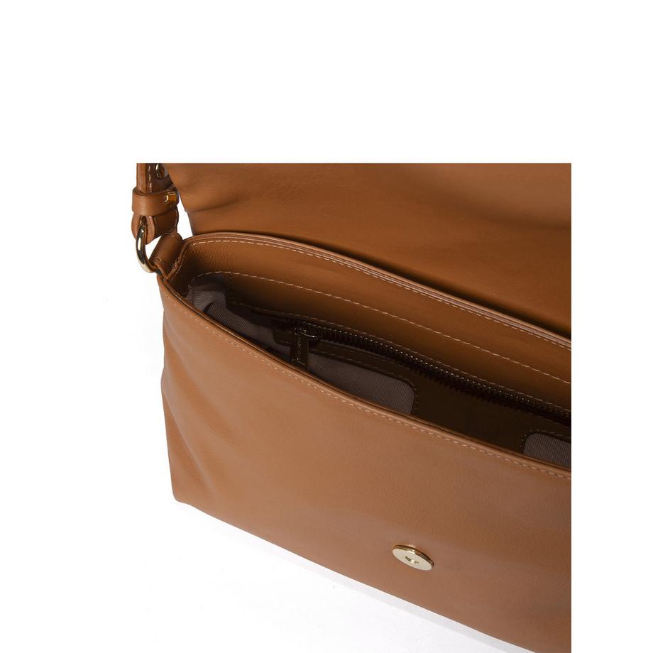 Marc Ellis Schultertasche mit geflochtenem Griff  