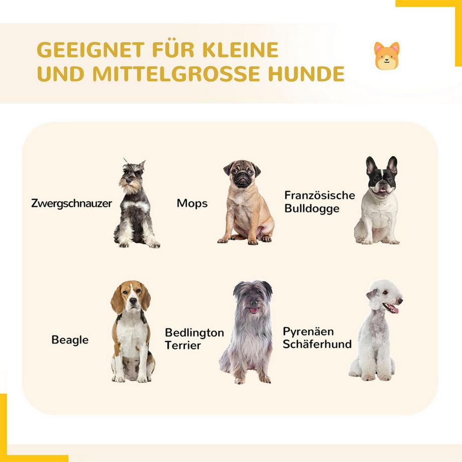 Northio  Welpenauslauf, Welpenlaufstall, Freigehege für Mittlere, Kleine Hunde, Kleintierauslauf, DIY Welpengehege mit zwei Türen, Stahl, Grau 