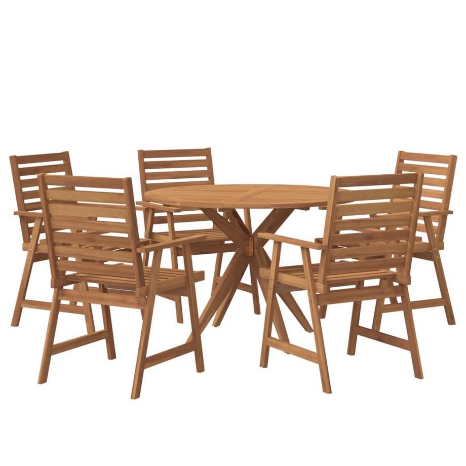set da pranzo da giardino Legno di acacia
