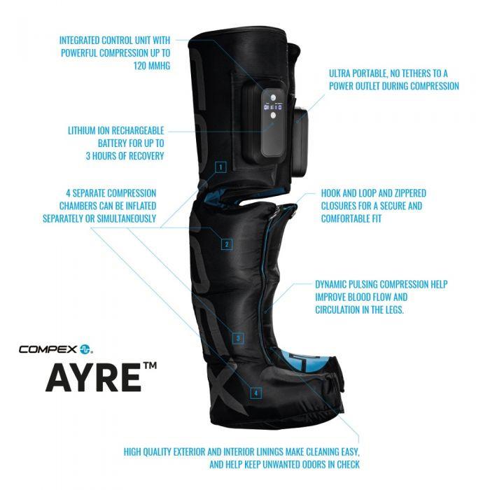 compex COMPEX AYRE™ Bottes de compression  