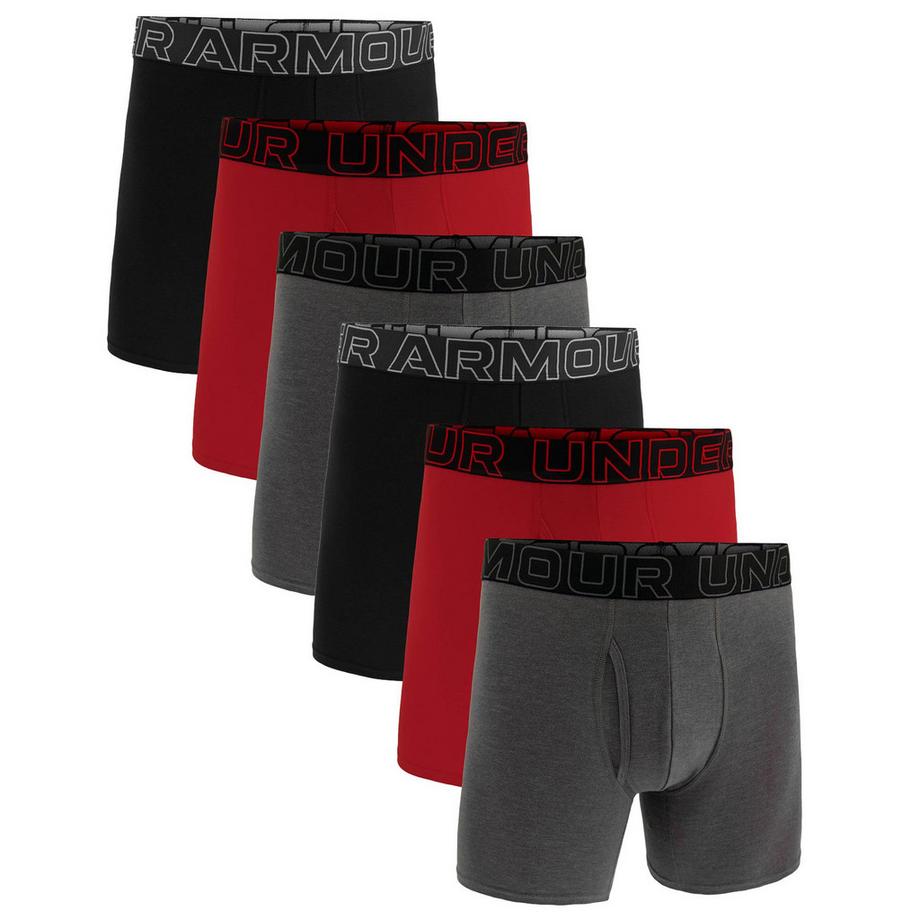 Boxershort  6er Pack Figurbetont-UA PERFORMANCE COTTON - SOLID 6 IN 6PK