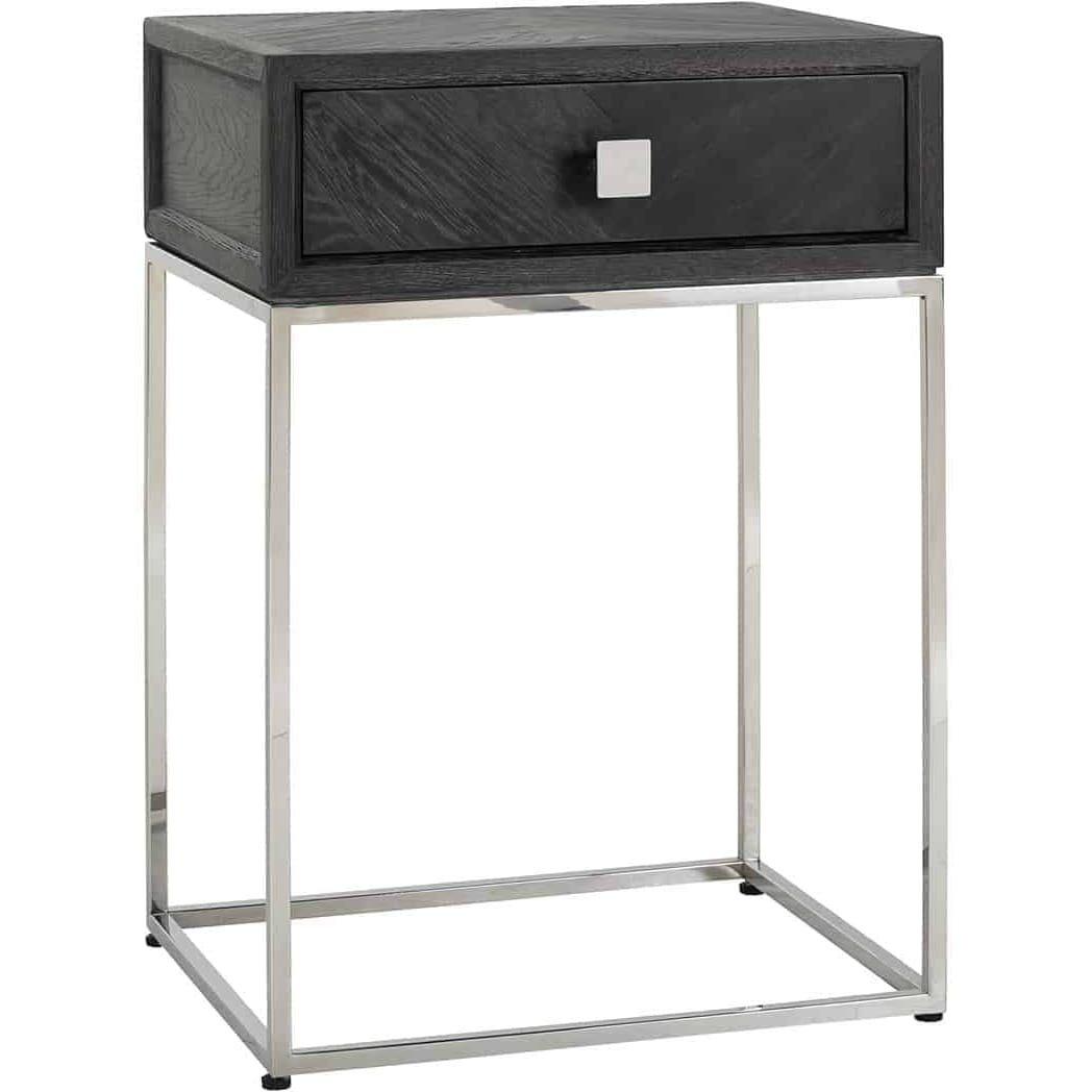 Image of Nachttisch Blackbone silber 50 Nachttisch Blackbone silber 50