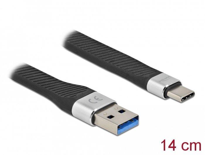 Image of 86938 USB Kabel 0,14 m USB 3.2 Gen 1 (3.1 Gen 1) USB C USB A Schwarz