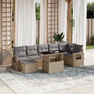 VidaXL Garten sofagarnitur poly-rattan  